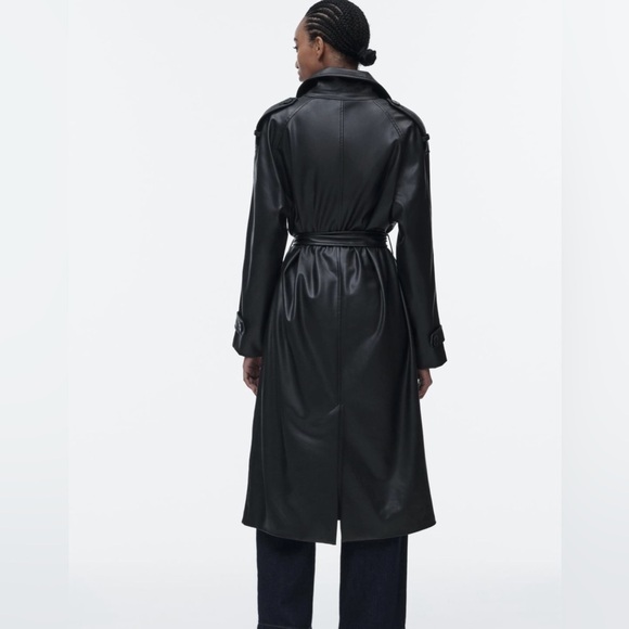 Zara faux leather trench - Picture 2 of 10